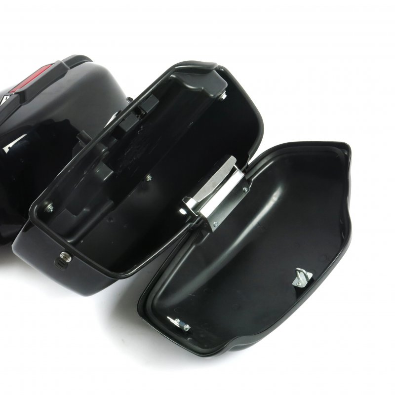 China Factory Assembled Vivid Black for Harley Sportster 883 1200XL 1994-2003 Hard Saddlebag